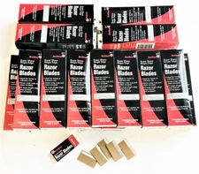 1200 RED DEVIL SUPER SHARP STRAIGHT SINGLE EDGE RAZOR BLADES SCRAPER KNIFE #3271