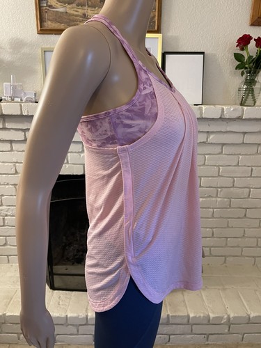 Ivivva Girl’s Double Dutch Two Strap Racerback Athletic Tank Top Purple Size 10 - Picture 2 of 10