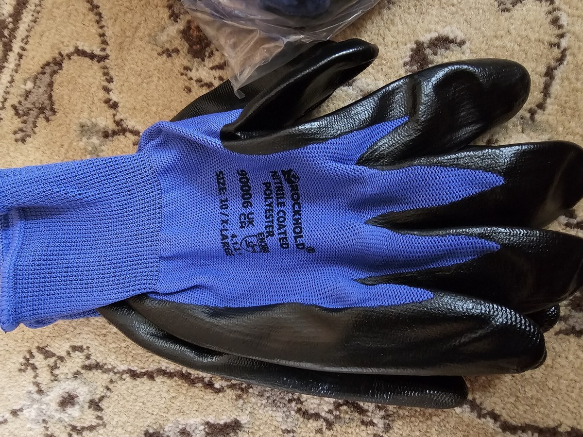 Guanti chimici rivestiti in nitrile, 10/XL - Guanti resistenti agli