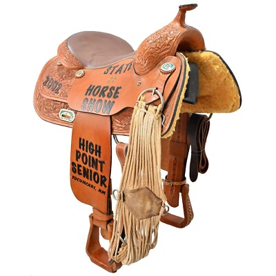 Used 15'' C Bar C Show Saddle Code: C15C-CSHOWTRO02