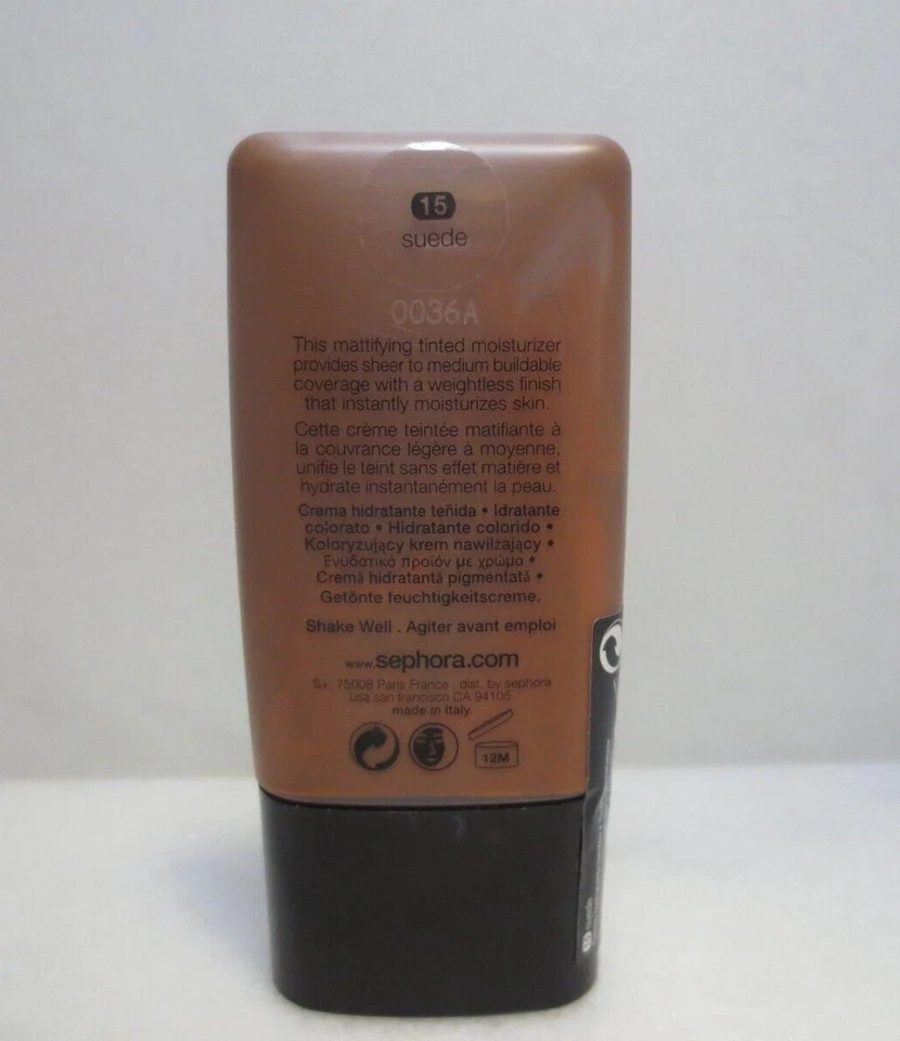 SEPHORA HIDRATANTE MATTE PERFECTION COLORIDO 15 CAMURÇA 1,014 FL OZ NOVO SEM CAIXA - Imagem 3 de 3