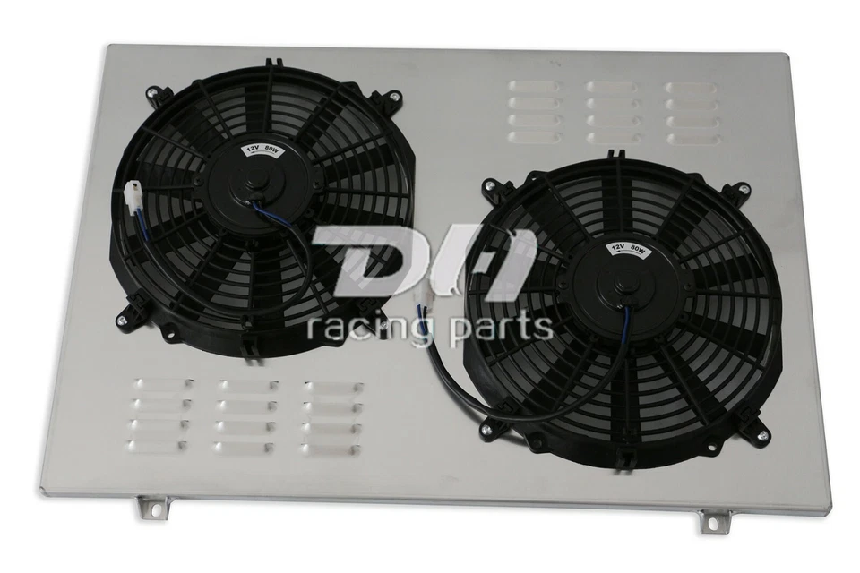 Radiador y cubierta y ventilador de aluminio de 4 filas para Chevy GMC C10 1973-91 20 30 K10/20 Suburban 716 Foto 4 de 4