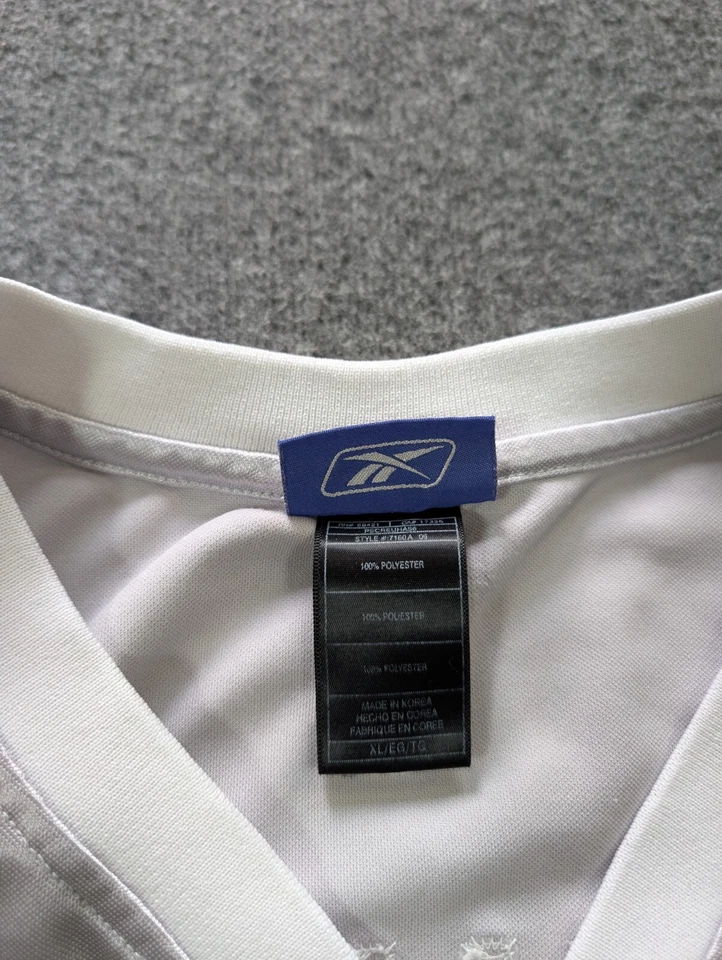 Camiseta deportiva REEBOK NBA BEN WALLACE Detroit PISTONS edición plateada baloncesto talla XL Foto 4 de 4