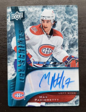 2009-10 Trilogy Max Pacioretty Ice Scripts Auto #IS-MP Montreal Canadiens