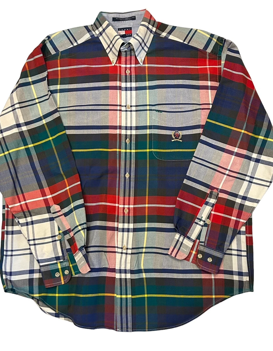 Tommy hilfiger button outlet up