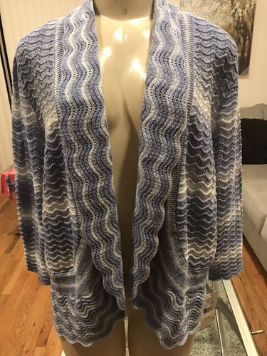 Alfred Dunner RN 19232 Sweater Size M 