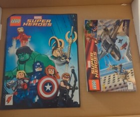 2012 LEGO MARVEL AVENGERS 6869 QUINJET AERIAL BATTLE LOKI THOR 100% COMPLETE