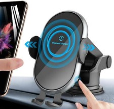 CAR WIRELESS CHARGER MOUNT DASHBOARD AIR VENT HOLDER FAST CHARGE for CELL PHONES