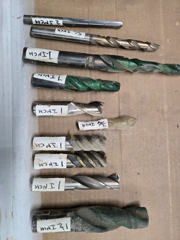 1" drill bits lot of 10
