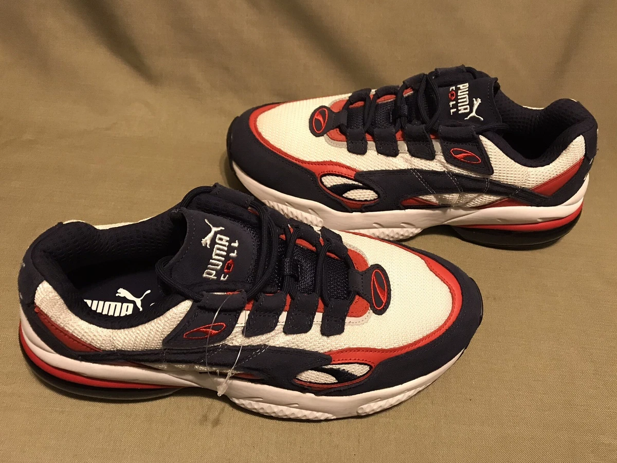 Puma Mens Cell Venom Sneaker 369354 03 Sport Shoes Blue White Red