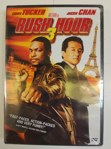 Rush Hour 3 - CHRIS TUCKER - JACKIE CHAN (DVD, 2007, O-Sleeve) BRAND ...