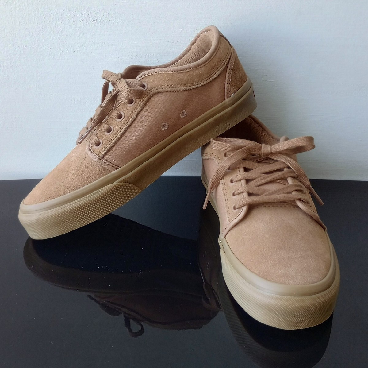 Vans Men's Skate Chukka Low Suede / Canvas Sneaker in Nice Light