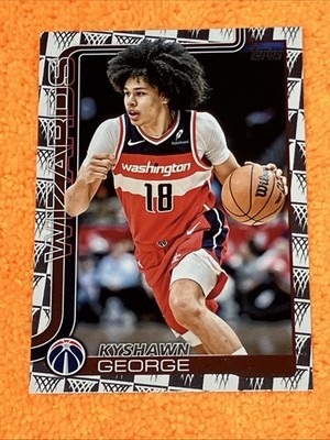 Kyshawn George 2025-26 Topps #98 SEASON TIP OFF PARALLEL - Washington Wizards