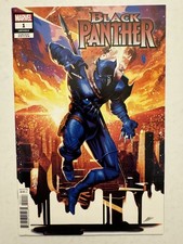 Black Panther #1 (2023) 9.4 NM Marvel 1:25 Manhanini Incentive Variant Cover