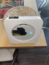 KC-806 Portable CD Player White w/ USB AUX Input, Headphone Jack