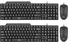  PACK OF 2  Rii RK211 Wireless Keyboard Mouse Combo USB Combo set