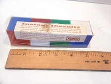 Vintage Instant Insanity Parker Brothers 1967 Factory Sealed Cube Puzzle
