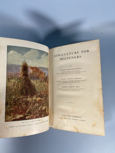 Agriculture for Beginners by Charles William Burkett 1904 Hardcover Antique Book - Picture 7 of 10
