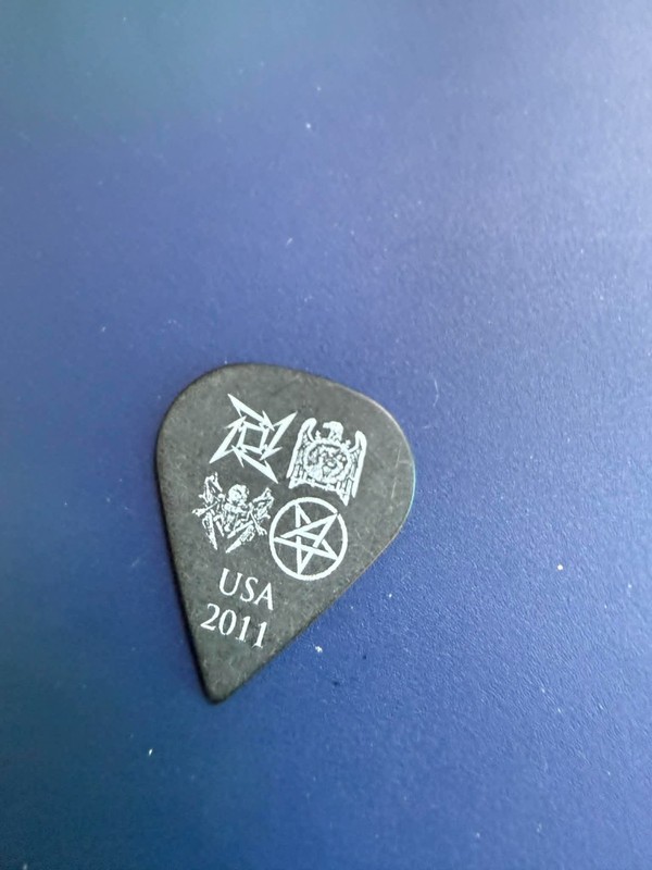 ((( METALLICA ))) guitar pick (one pick) VERY RARE #2