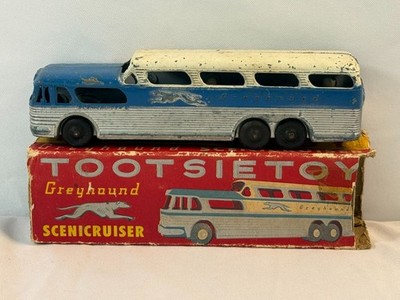 GREYHOUND SCENICRUISER ミニカー SPECIAL 350 Vintage Tootsietoy Greyhound Scenicruiser Bus w/ Box USA Diecast