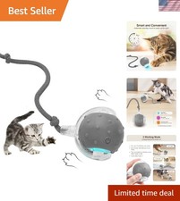 Interactive Electric Cat Toy Ball - LED  Bird Sounds for All Breeds