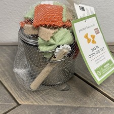POTTERY BARN KIDS SOFT PASTA COOKING SET PLAY FOOD ACCESSORIES