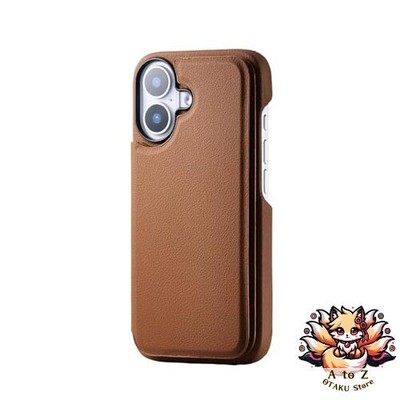 NEW ELECOM iPhone 17 Case Soft Leather and Polycarbonate Lightweight with Rear