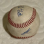 SEONG JUN KIM SIGNED MILB BASEBALL DUAL AUTOGRAPH HANGUL KOREAN RANGERS GTP