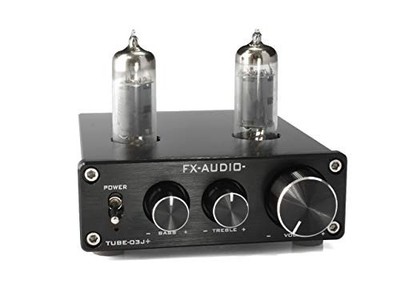FX-AUDIO-TUBE-03J+ [Black] Vacuum tube hybrid preamplifier with tone control