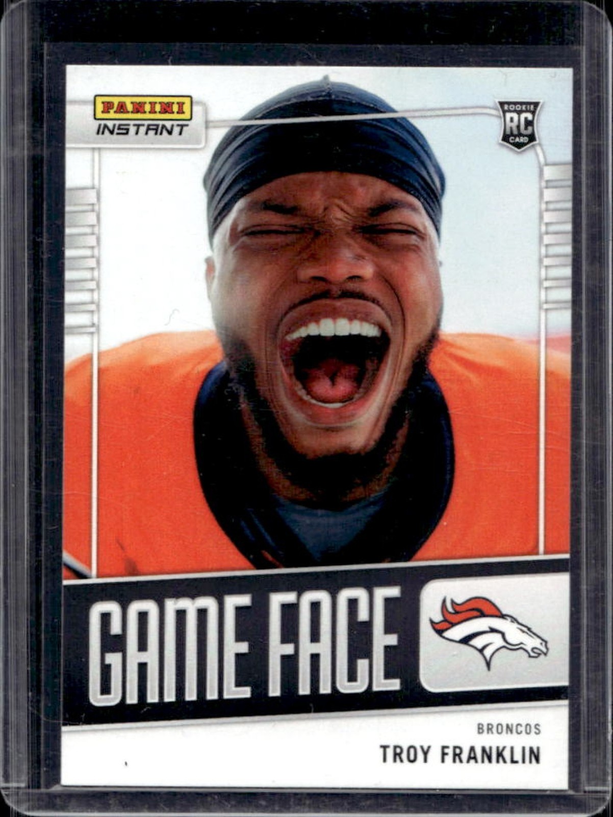 Troy Franklin Panini Instant NFL Game Face #GF29 Base