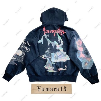 Supreme x Frank Frazetta Zip Up Hooded Sweatshirt Black Navy