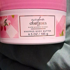 Bath Body Works Gingham Gorgeous Whipped Body Butter Shea Cocoa 6.5 oz