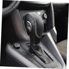 PU Gear Shift Knob Cover Replacement for Ford Focus 2012-2016 Grey thread