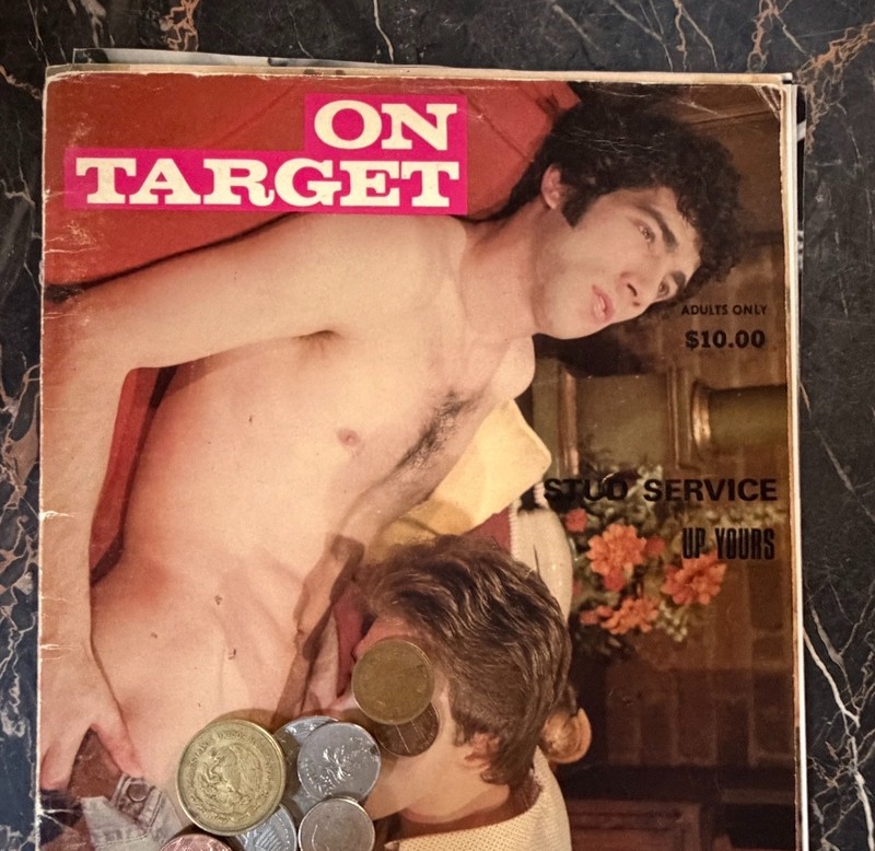 ON TARGET [incomplete] VINTAGE GAY Butt MAGAZINE Physique Beefcake Studs Hunks
