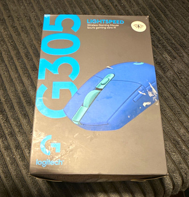 Logitech G305 LIGHTSPEED Wireless Gaming Mouse Blue 12000 DPI 6-Button Optical