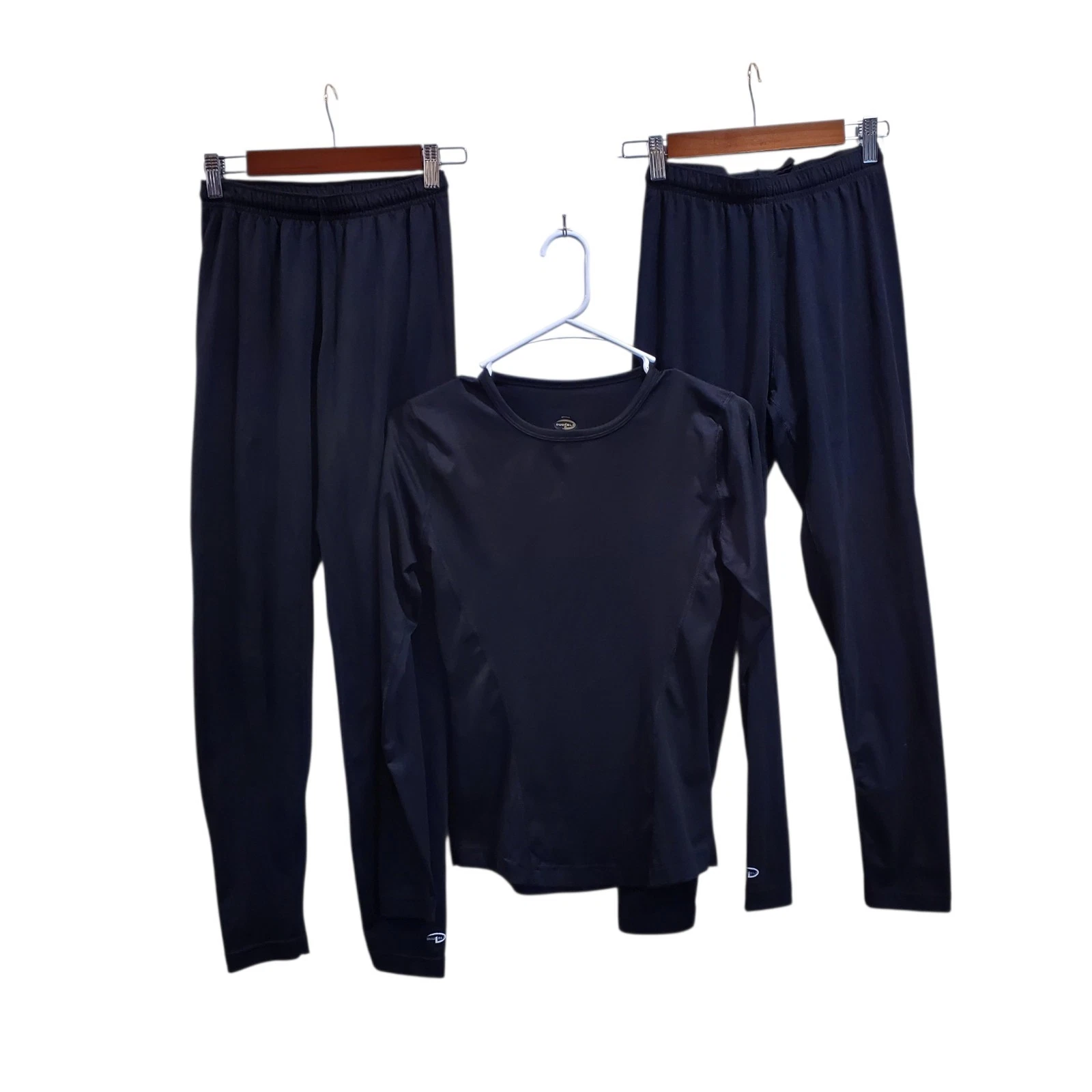 Duofold Long Underwear Set Women's size Small Black top & pants base layer
Opens in a new window or 