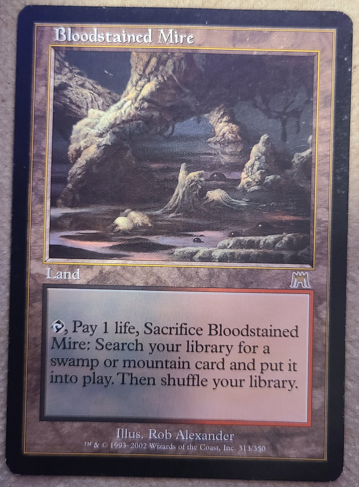 MTG Bloodstained Mire Onslaught Lightly / Moderately Played