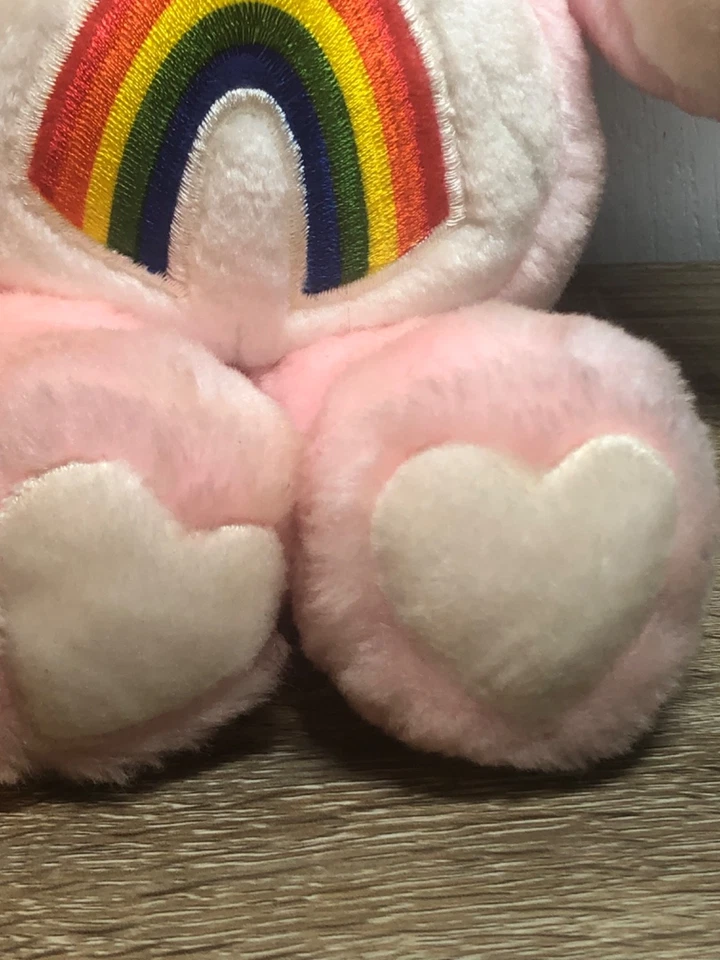 Vintage 1983 Kenner Care Bears Cheer Bear Plush Stuffed Animal 13" Tush Tag - Image 4 of 4