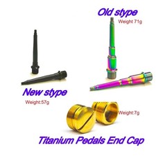 1 pair Ti Pedal Spindle/Axles for Bicycle Ped...
