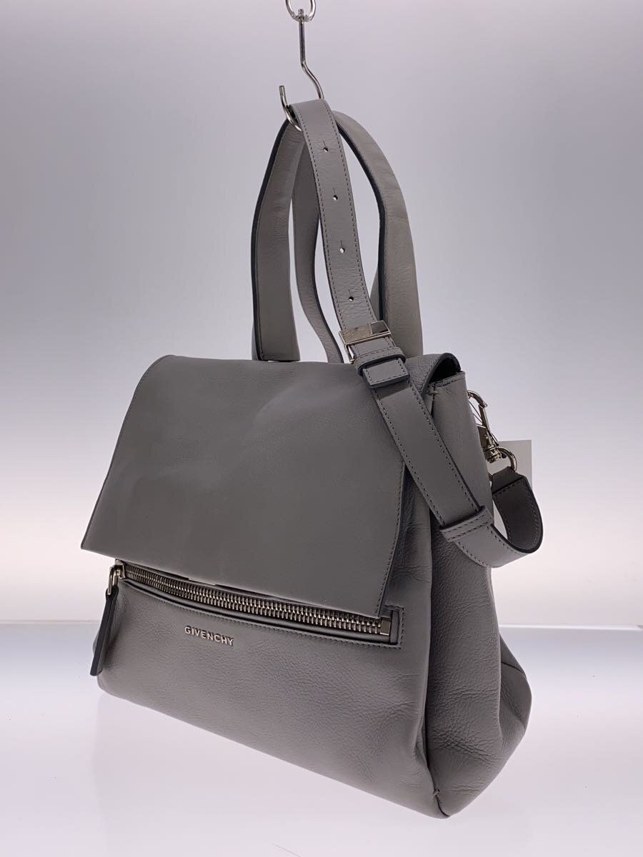 GIVENCHY handbag leather Gray solid Used - image 2