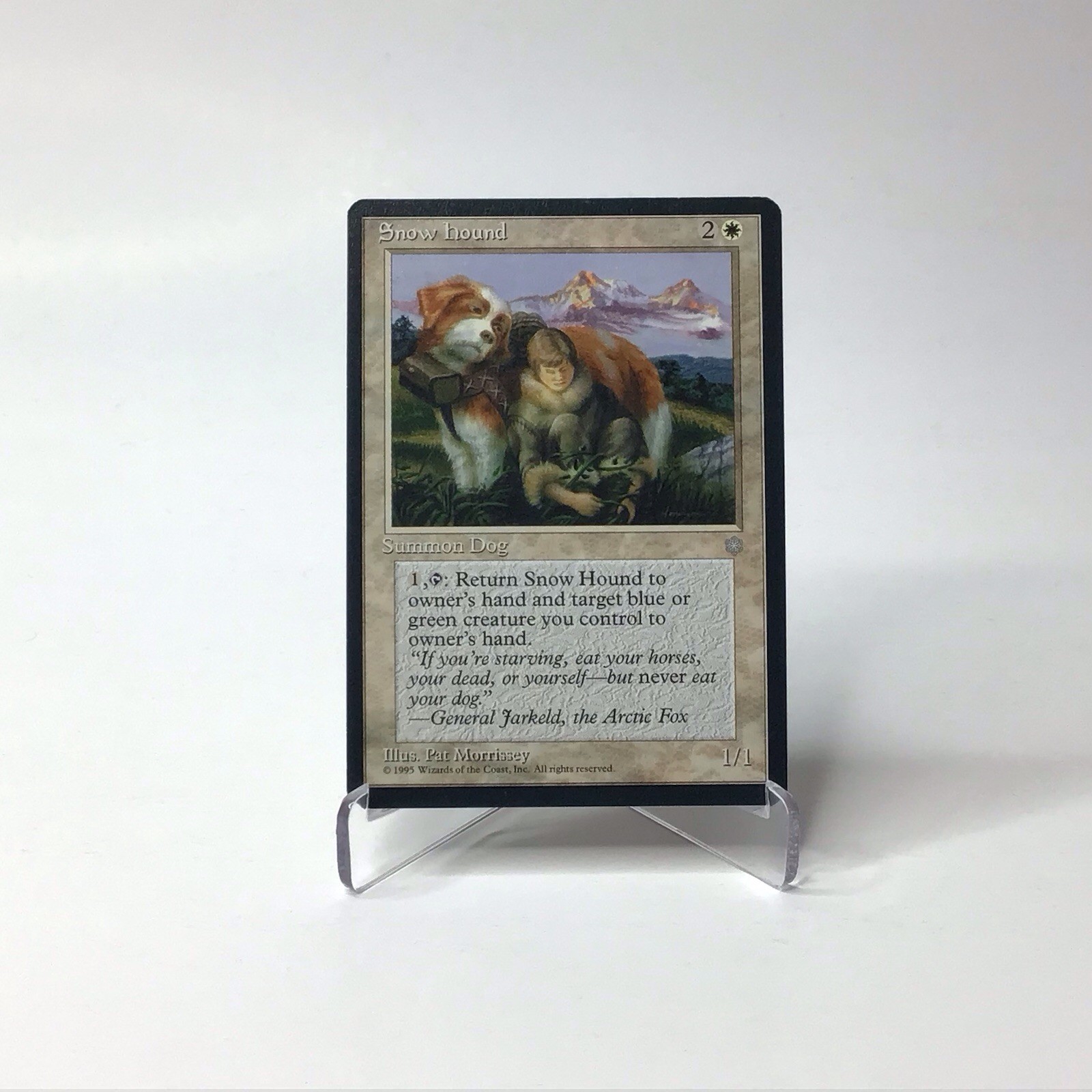 MTG Snow Hound Ice Age Magic The Gathering Vintage 1995