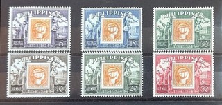 PHILIPPINES 605 607 C74 C76 Beautiful Mint NEVER Hinged Set