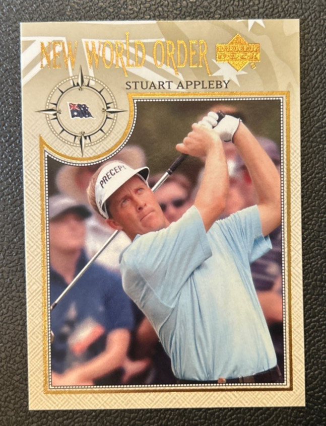 2002 Upper Deck New World Order Stuart Appleby #62
