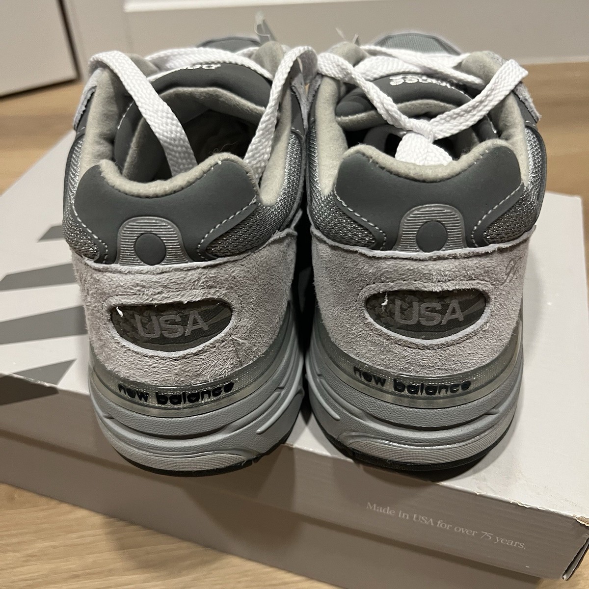 New Balance 993 Made In USA MR993GL Mens Size 8.5 new in box | eBay