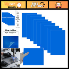 10Pcs Blue Aluminum Sheets 5"x7" 0.8mm Corrosion-Resistant Metal Plates for DIY,
