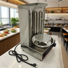 Electric Turkish Barbecue Machine Stainless Steel Commercial Grill Kebab 110V