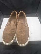 UGG Tan/Light Brown Suede Leather Slip-on Loafers Shoes - Women's Size 10