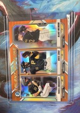 2021 Bowman - Pipeline Oneil Cruz, Travis Swaggerty, Blake Weiman Orange /25