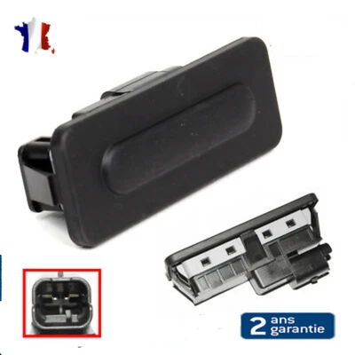 Bouton contacteur d'ouverture coffre pour Peugeot 2008 3008 5008 - 9676028380 - Photo 1/4