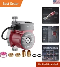 Versatile 120W Dual Control Hot Water Pump for Homes & Industrial Applications